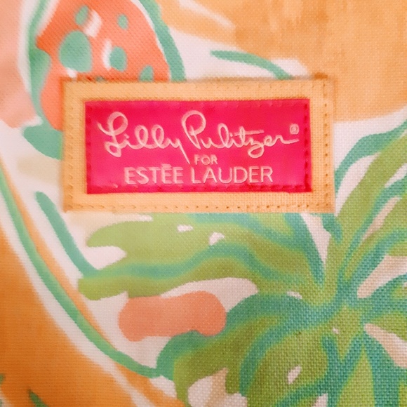Green and Pink Lilly Pulitzer Tote Bag - Picture 3 of 4